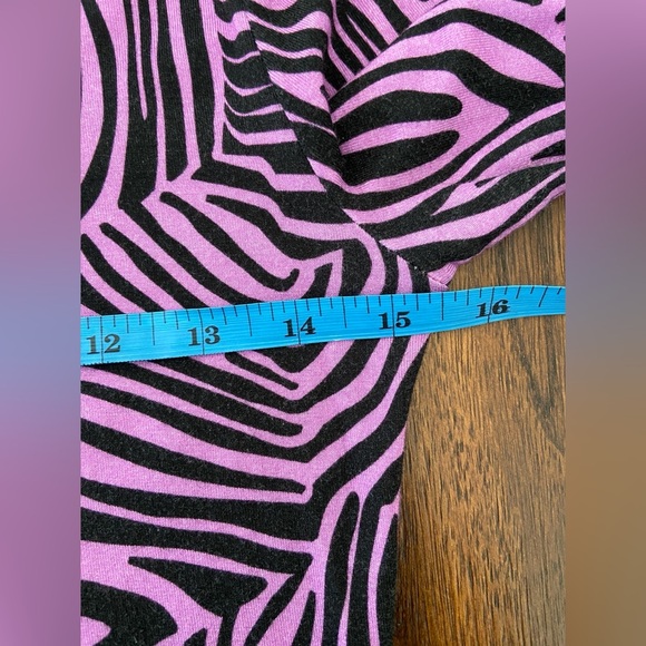 Andamane zebra mock neck long sleeve top - Picture 7 of 7